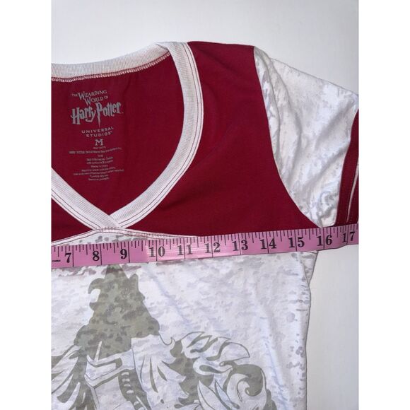 Harry Potter Tee Top V Neck Wizarding World Gryffindor Universal Studio Medium - Picture 12 of 14